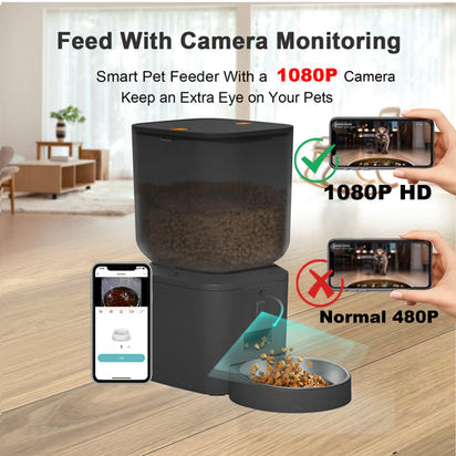 Smart Pet Feeder with HD Camera™