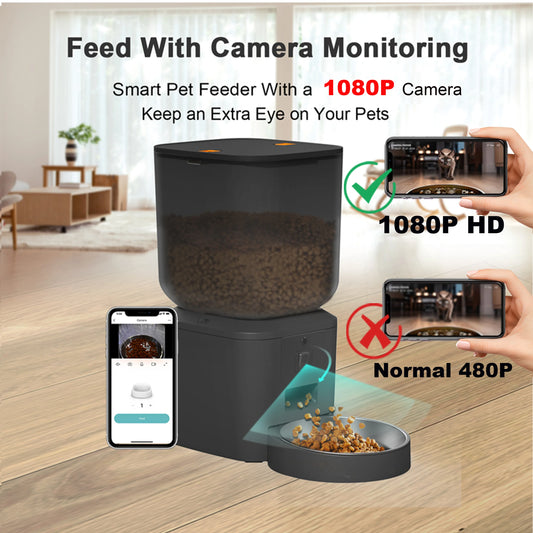 Smart Pet Feeder with HD Camera™