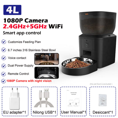 Smart Pet Feeder with HD Camera™