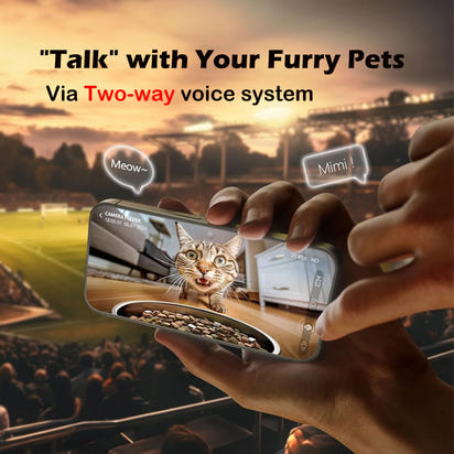 Smart Pet Feeder with HD Camera™